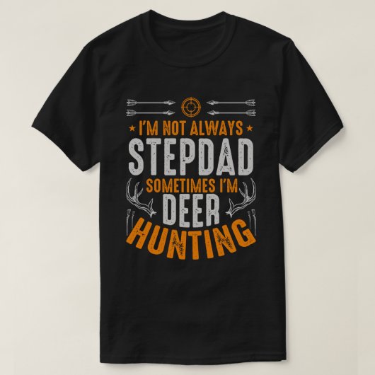 Ik ben niet altijd STEPDAD, soms ben ik de domer H T-shirt (Design voorkant)