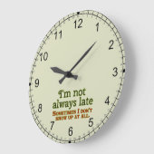 Ik ben niet altijd te laat grote klok (Hoek)