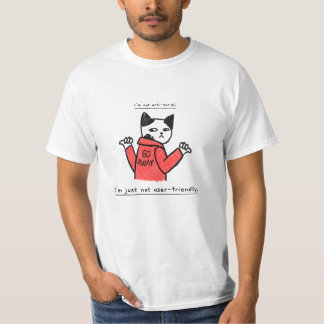 Ik ben niet antisociaal, ik ben gewoon niet gebrui t-shirt
