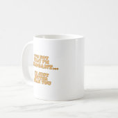 Ik ben niet arrogant koffiemok (Voorkant links)