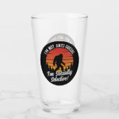 Ik ben niet asociaal Bigfoot Black Glas (Achterkant)