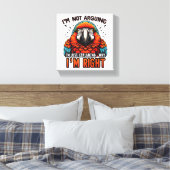 Ik ben niet bang canvas afdruk (Insitu (Slaapkamer))