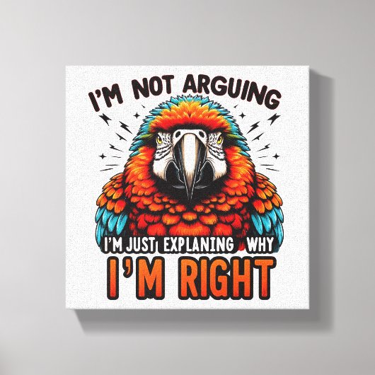 Ik ben niet bang canvas afdruk (Voorkant)