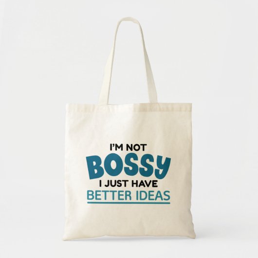 Ik ben niet bang dat ik alleen maar betere ideeën  tote bag (Voorkant)