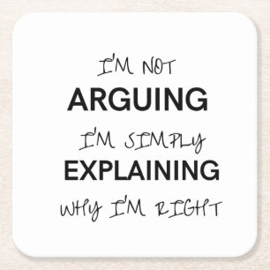 Ik ben niet bang dat ik alleen maar uitleg waarom  kartonnen onderzetters