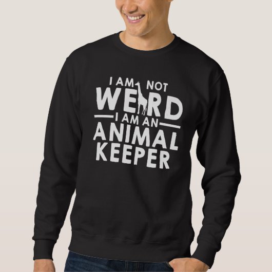 Ik ben niet bang dat ik een dierentuin ben. trui (Voorkant)