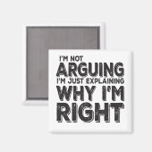 Ik ben niet bang dat ik gewoon uitleggen waarom ik magneet (Voorkant / Achterkant)