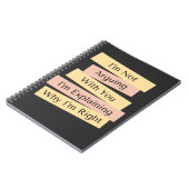 Ik ben niet bang dat ik gewoon uitleggen waarom ik notitieboek (Linkerzijde)