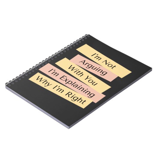 Ik ben niet bang dat ik gewoon uitleggen waarom ik notitieboek (Linkerzijde)