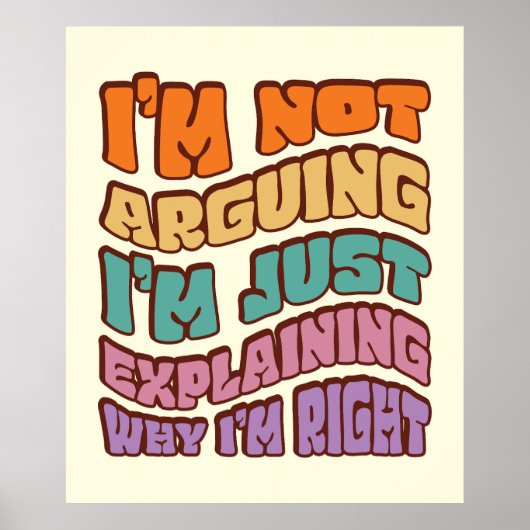 Ik ben niet bang dat ik gewoon uitleggen waarom ik poster (Voorkant)