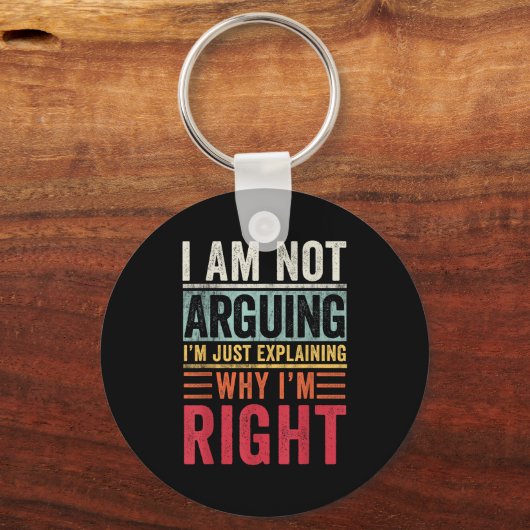 Ik ben niet bang dat ik gewoon uitleggen waarom ik sleutelhanger (Voorkant)