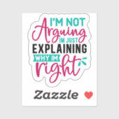 Ik ben niet bang dat ik gewoon uitleggen waarom ik sticker (Vel)