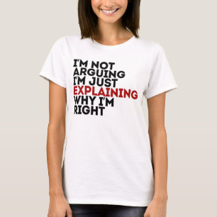 Ik ben niet bang dat ik gewoon uitleggen waarom ik t-shirt