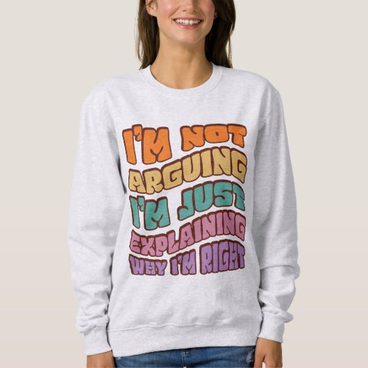 Ik ben niet bang dat ik gewoon uitleggen waarom ik trui (Voorkant)