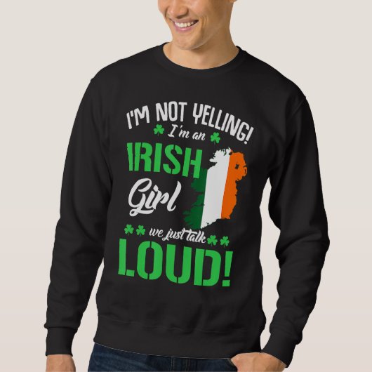 Ik ben niet bang dat ik Irish Funny St Patrick's D Trui (Voorkant)