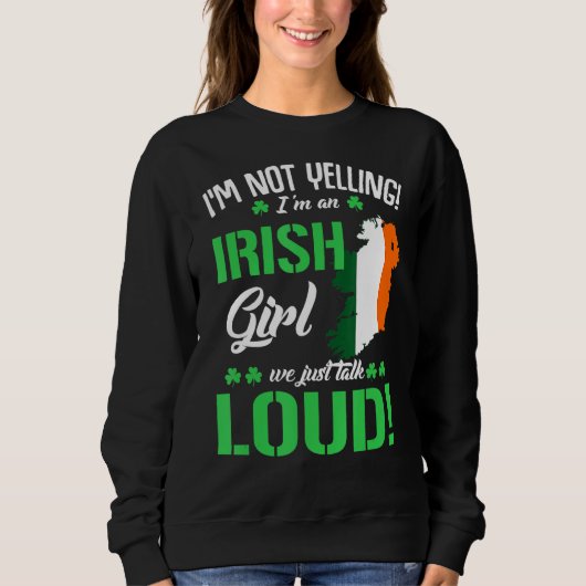 Ik ben niet bang dat ik Irish Funny St Patrick's D Trui (Voorkant)
