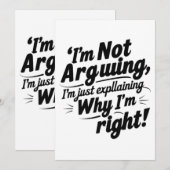 Ik ben niet bang, ik leg gewoon uit waarom ik geli kaart (Voorkant / Achterkant)