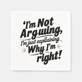 Ik ben niet bang, ik leg gewoon uit waarom ik geli servet