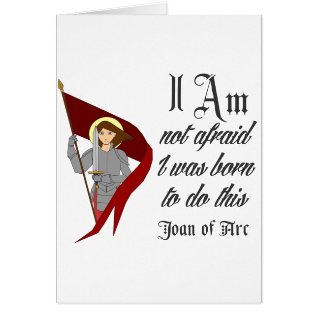 Ik ben niet bang - Joan of Arc (Voorkant)