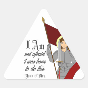 Ik ben niet bang - Joan of Arc Sticker