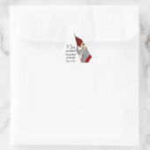 Ik ben niet bang - Joan of Arc Sticker (Tas)