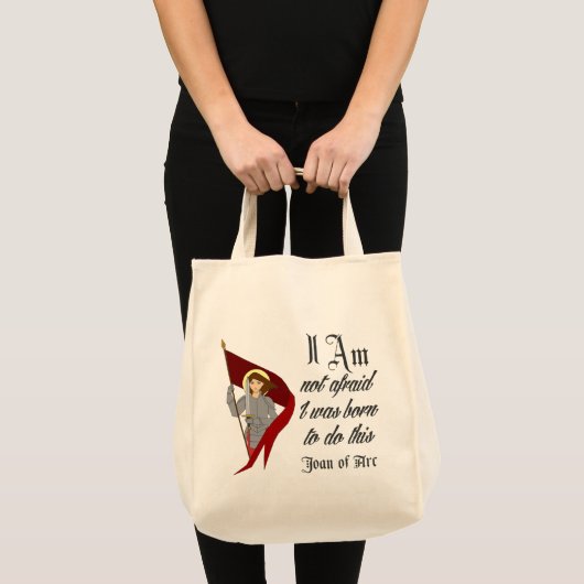 Ik ben niet bang - Joan of Arc Tote Bag (Voorkant (product))
