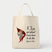 Ik ben niet bang - Joan of Arc Tote Bag (Voorkant)