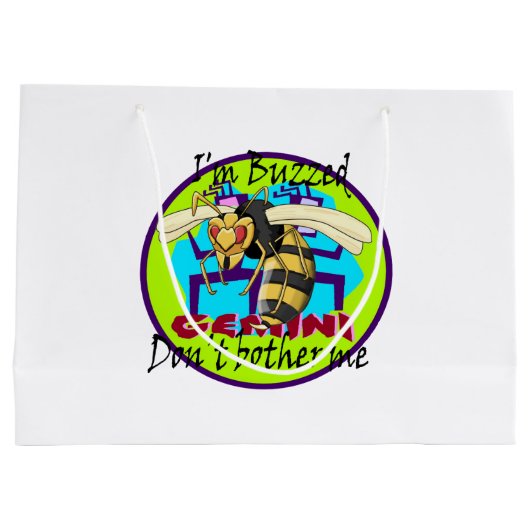 Ik ben niet bang voor me. large cadeautasje (Achterkant)