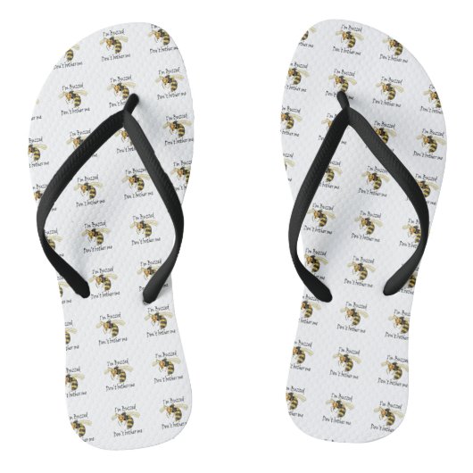 Ik ben niet bang voor me. teenslippers (Voetbed)