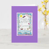 Ik ben niet bang voor Stormen… Kaart (Gele Bloem)