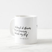 Ik ben niet bang voor stormen Little Women quote Koffiemok (Voorkant links)