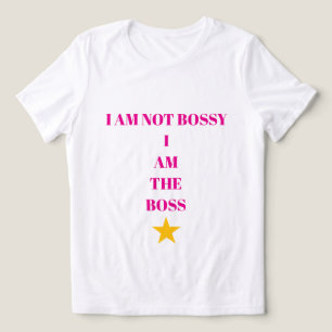 Ik ben niet bazig, ik ben de baas – Stout Statemen Tri-Blend Shirt