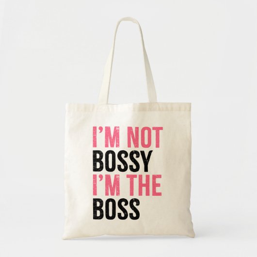 Ik ben niet bazig Ik ben de Boss Girls Tote Bag (Voorkant)