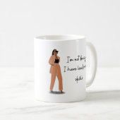 Ik ben niet bazig! Ik heb leiderschapskwaliteiten Koffiemok (Voorkant rechts)