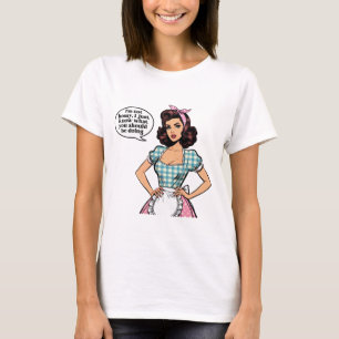 Ik ben niet bazig – Sarcastisch meisje T-shirt