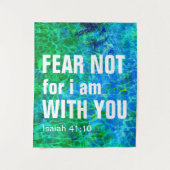 IK BEN NIET BIJ U (isaiah 41:10) Wandkleed (Voorkant)