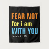 IK BEN NIET BIJ U (isaiah 41:10) Wandkleed (Voorkant)
