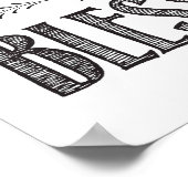 Ik ben niet blij dat ik een zinloze Art Print ben (Hoek)