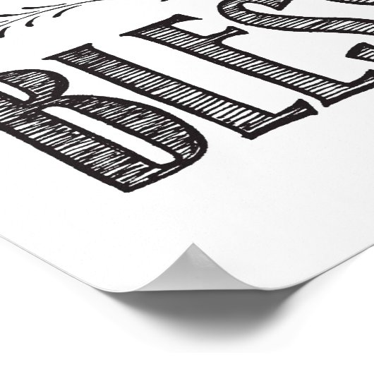 Ik ben niet blij dat ik een zinloze Art Print ben (Hoek)