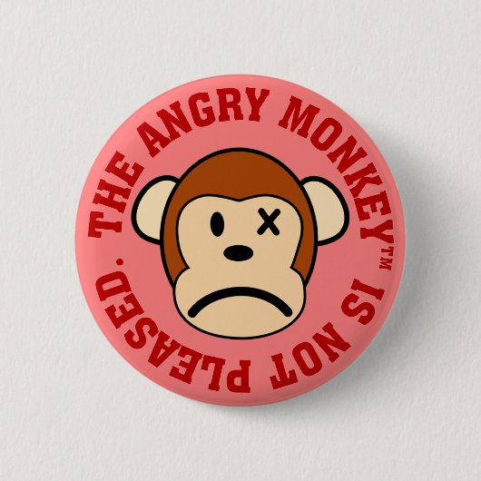 Ik ben niet blij met uw prestaties ronde button 5,7 cm (Voorkant)