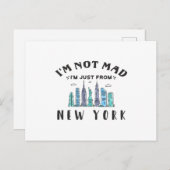 Ik ben niet boos dat ik uit New York kom. Briefkaart (Voorkant / Achterkant)