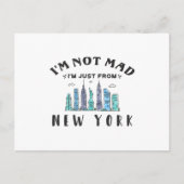 Ik ben niet boos dat ik uit New York kom. Briefkaart (Voorkant)