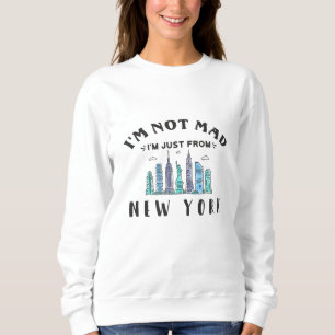 Ik ben niet boos dat ik uit New York kom. Trui