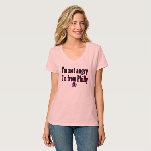 Ik ben niet boos dat ik uit Philly kom T-shirt (Voorkant volledig)