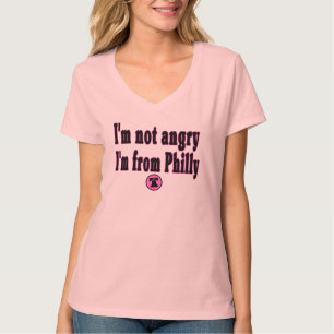 Ik ben niet boos dat ik uit Philly kom T-shirt