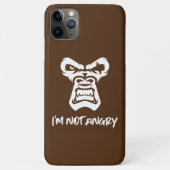 Ik ben niet boos, de aap Case-Mate iPhone case (Achterkant)