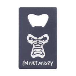 Ik ben niet boos, de aap creditkaart flessenopener