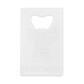 Ik ben niet boos, de aap creditkaart flessenopener (Achterkant)