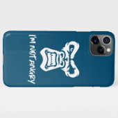 Ik ben niet boos, de aap iPhone hoesje (Achterkant horizontaal)