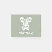 Ik ben niet boos, de aap post-it® notes (Voorkant)